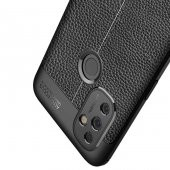 One Plus Nord N100 Kılıf Zore Niss Deri Desenli Silikon Kılıf - 6