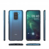 Xiaomi Redmi Note 9 Kılıf Zore Şeffaf İnce ve Esnek Süper Silikon thumbnail 4