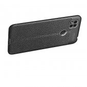Xiaomi Redmi 9C Kılıf Zore Niss Deri Desenli Silikon Kılıf - 5