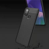 Galaxy M21 Kılıf Zore Niss Deri Desenli Silikon Kılıf thumbnail 8