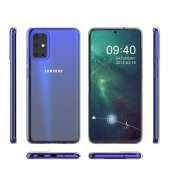 Galaxy A91 (S10 Lite) Kılıf Şeffaf İnce ve Esnek Süper Silikon thumbnail 2