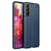 Galaxy S21 FE Kılıf Zore Niss Deri Desenli Silikon Kılıf - 4