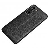 Galaxy S21 FE Kılıf Zore Niss Deri Desenli Silikon Kılıf - 6