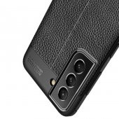 Galaxy S21 FE Kılıf Zore Niss Deri Desenli Silikon Kılıf - 8