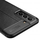 Galaxy S21 FE Kılıf Zore Niss Deri Desenli Silikon Kılıf - 9