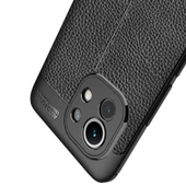 Xiaomi Mi 11 Kılıf Zore Niss Deri Desenl Silikon Kılıf - 11