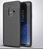 Galaxy S9 Kılıf Zore Niss Deri Desenli Silikon Kılıf thumbnail 2