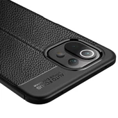 Xiaomi Mi 11 Lite Kılıf Zore Niss Deri Desenli Silikon Kılıf - 12