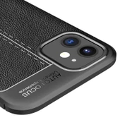 Apple iPhone 12 Kılıf Zore Niss Deri Desenli Silikon Kılıf thumbnail 9