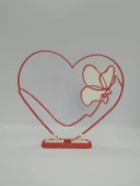 Sevgi Dolu Kelebek 3D Baskılı Dekor Sevgililer Günü veya Yıldönümleri için Romantik Hediye - 6