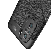 Xiaomi Poco F3 Kılıf Zore Niss Deri Desenli Silikon Kılıf thumbnail 2