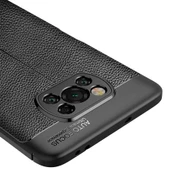 Xiaomi Poco X3 Kılıf Zore Niss Deri Desenli Silikon Kılıf - 8