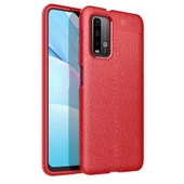 Xiaomi Redmi Note 9 4G Kılıf Zore Niss Deri Desenli Silikon - 1