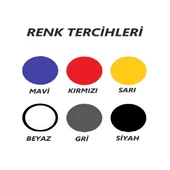Kalp Türk Bayrağı Motosiklet Siperlik Sticker 10 X 10 Cm - 2