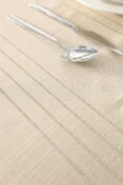 Açelya Leke Tutmaz Masa Örtüsü 160x220 - Bej - 3