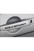 Fiat Doblo Sport Kapı Kolu özel yeni sticker Set 8 Ad 13*1 Cm - 1