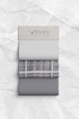 2 Parça Woolly Tek Kişilik Battaniye Yatak Örtüsü Seti - Vizon - 4
