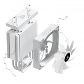 SEGOTEP LUMOS G6 BEYAZ KULE TİPİ İŞLEMCİ SOĞUTUCU thumbnail 7