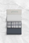 2 Parça Woolly Tek Kişilik Battaniye Yatak Örtüsü Seti - Gri - 4
