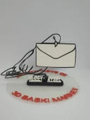 Aşk Mektubu Güvercin 3D Baskılı Dekor Sevgililer Günü veya Yıldönümleri için Romantik Hediye - 7