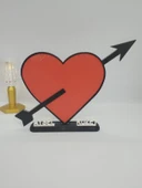 Aşk Oku 3D Baskılı Dekor Sevgililer Günü veya Yıldönümleri için Kişiselleştirilmiş Romantik Hediye - 4