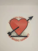 Aşk Oku 3D Baskılı Dekor Sevgililer Günü veya Yıldönümleri için Kişiselleştirilmiş Romantik Hediye - 7