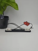 Sonsuzluk Aşkı 3D Baskılı Dekor Sevgililer Günü veya Yıldönümleri için Kişiselleştirilmiş Romantik Hediye - 2