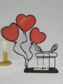 Aşk Balonları ve Hediye 3D Baskılı Dekor Sevgililer Günü veya Yıldönümleri için Romantik Hediye - 5