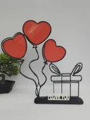 Aşk Balonları ve Hediye 3D Baskılı Dekor Sevgililer Günü veya Yıldönümleri için Romantik Hediye - 4