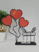 Aşk Balonları ve Hediye 3D Baskılı Dekor Sevgililer Günü veya Yıldönümleri için Romantik Hediye - 1