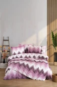 Pixel 63 Tel %100 Pamuk Akfil Metrelik Nevresim Kumaşı 20 Metre - Mor - 2