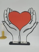 Kalpleri Bir Arada Tutmak 3D Baskılı Dekor Sevgililer Günü veya Yıldönümleri için Romantik Özel Hediye - 5