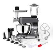 Trumio SM1503BMLF 6.2 lt Gri Çok İşlevli Hamur Yoğurma Kıyma Çekme Blender Makinesi - 1