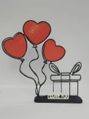 Aşk Balonları ve Hediye 3D Baskılı Dekor Sevgililer Günü veya Yıldönümleri için Romantik Hediye - 6