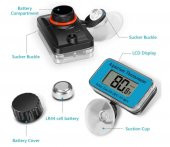 Akvaryum Termometresi AT-1  -50° / +70° LCD Dijital Ekran Su Geçirmez - 4