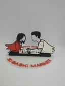 Kişiselleştirilmiş Melek Çift 3D Baskılı Masa Dekoru Benzersiz Sevgililer Günü Hediyesi Yıldönümü Hatırası - 8