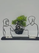 Kişiselleştirilmiş Çift El Sıkışma 3D Baskılı Dekor Sevgililer Günü veya Yıldönümleri için Romantik Özel Hediye - 4