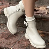 Wennes Bej Cilt Topuklu Bot thumbnail 4