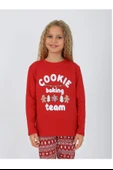 Kız Çocuk Uzun Kollu %100 Pamuklu Pijama Takımı 6/9 Yaş - 2