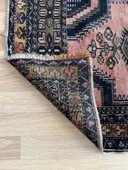 95 x 158 cm Antik Türk Halısı, Nostaljik Uşak Halısı, El Yapımı Yıkanabilir Yün Halı, Vintage Tutkunları İçin Ev Dekoru - 4