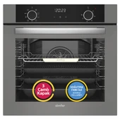 Simfer 8217 Airfry Plus, Siyah Cam Dijital,10 Fonk thumbnail 1