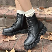 Yuran Siyah Cilt Bağcıklı Bot thumbnail 4