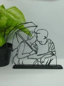 Kişiselleştirilmiş Çift 3D Baskı Masa Dekoru, Özel Çift Masa Dekoru, Sevgililer Günü Hediyesi, Sevgililer Günü Hediyesi, Yıldönümü Hediye Dekoru - 2