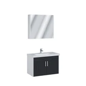 UBM Retro 80 cm Banyo Dolabı Seti Antrasit - 3