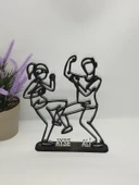 Kişiselleştirilmiş Aşk Dansı 3D Baskı Masa Dekoru, Özel Çift Masa Dekoru, Sevgililer Günü Hediyesi, Sevgililer Günü Hediyesi, Yıldönümü Hediye Dekoru - 2