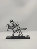 Kişiselleştirilmiş Aşk Dansı 3D Baskı Masa Dekoru, Özel Tango Dansçıları Masa Dekoru, Sevgililer Günü Hediyesi, Sevgililer Günü İçin Yıldönümü Hediye Dekoru - 5