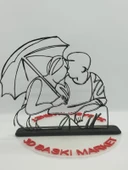 Kişiselleştirilmiş Çift 3D Baskı Masa Dekoru, Özel Çift Masa Dekoru, Sevgililer Günü Hediyesi, Sevgililer Günü Hediyesi, Yıldönümü Hediye Dekoru - 7