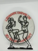 Kişiselleştirilmiş Aşk Dansı 3D Baskı Masa Dekoru, Özel Çift Masa Dekoru, Sevgililer Günü Hediyesi, Sevgililer Günü Hediyesi, Yıldönümü Hediye Dekoru - 7