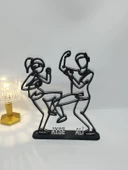 Kişiselleştirilmiş Aşk Dansı 3D Baskı Masa Dekoru, Özel Çift Masa Dekoru, Sevgililer Günü Hediyesi, Sevgililer Günü Hediyesi, Yıldönümü Hediye Dekoru - 4