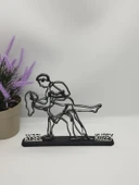 Kişiselleştirilmiş Aşk Dansı 3D Baskı Masa Dekoru, Özel Tango Dansçıları Masa Dekoru, Sevgililer Günü Hediyesi, Sevgililer Günü İçin Yıldönümü Hediye Dekoru - 2
